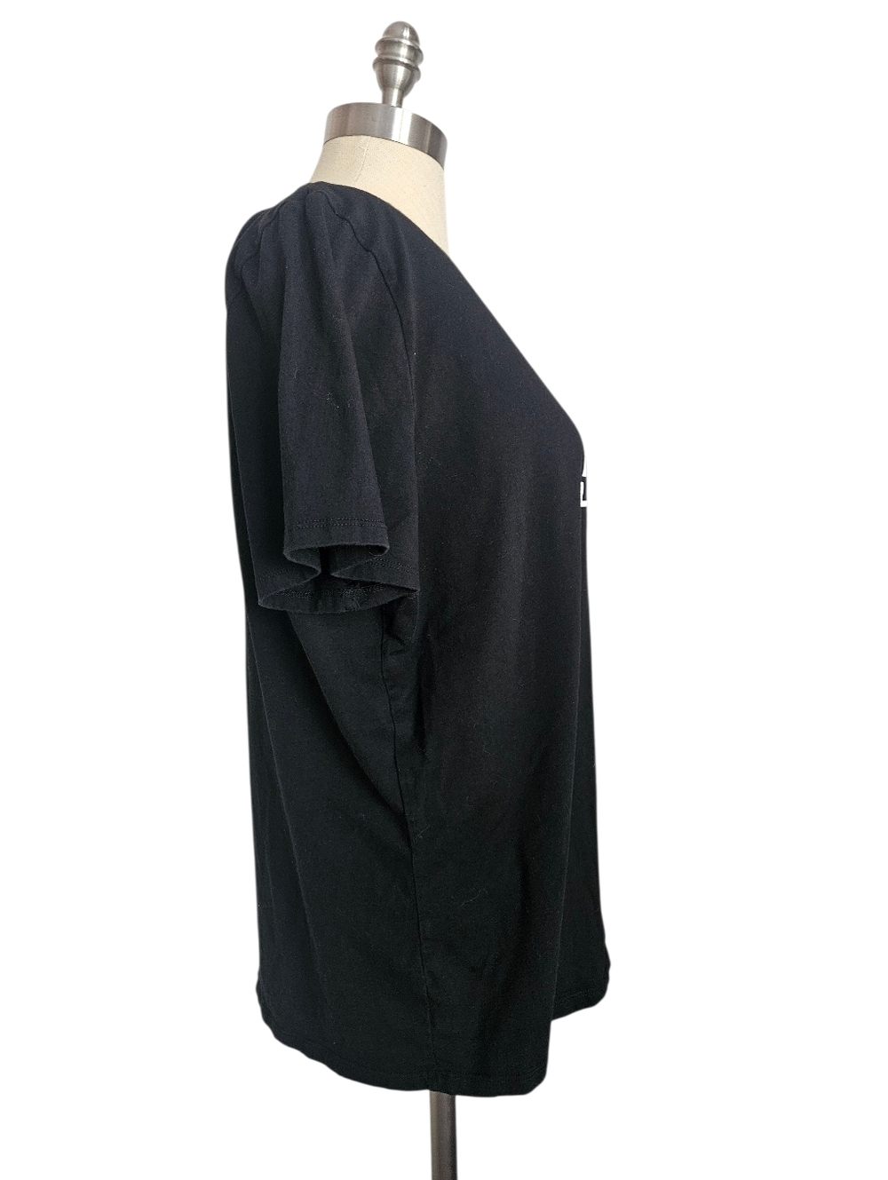 KARL LAGERFELD Karl & Choupette Sunglass Graphic Black Tee Shirt | SZ XL - Picture 3 of 9
